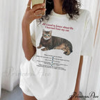 Cat Elegant Quotes GraphicT-Shirt image 1