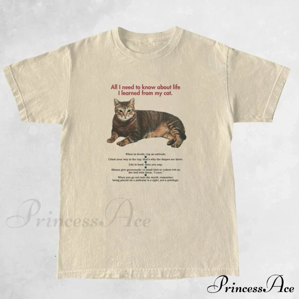 Cat Elegant Quotes GraphicT-Shirt image 5