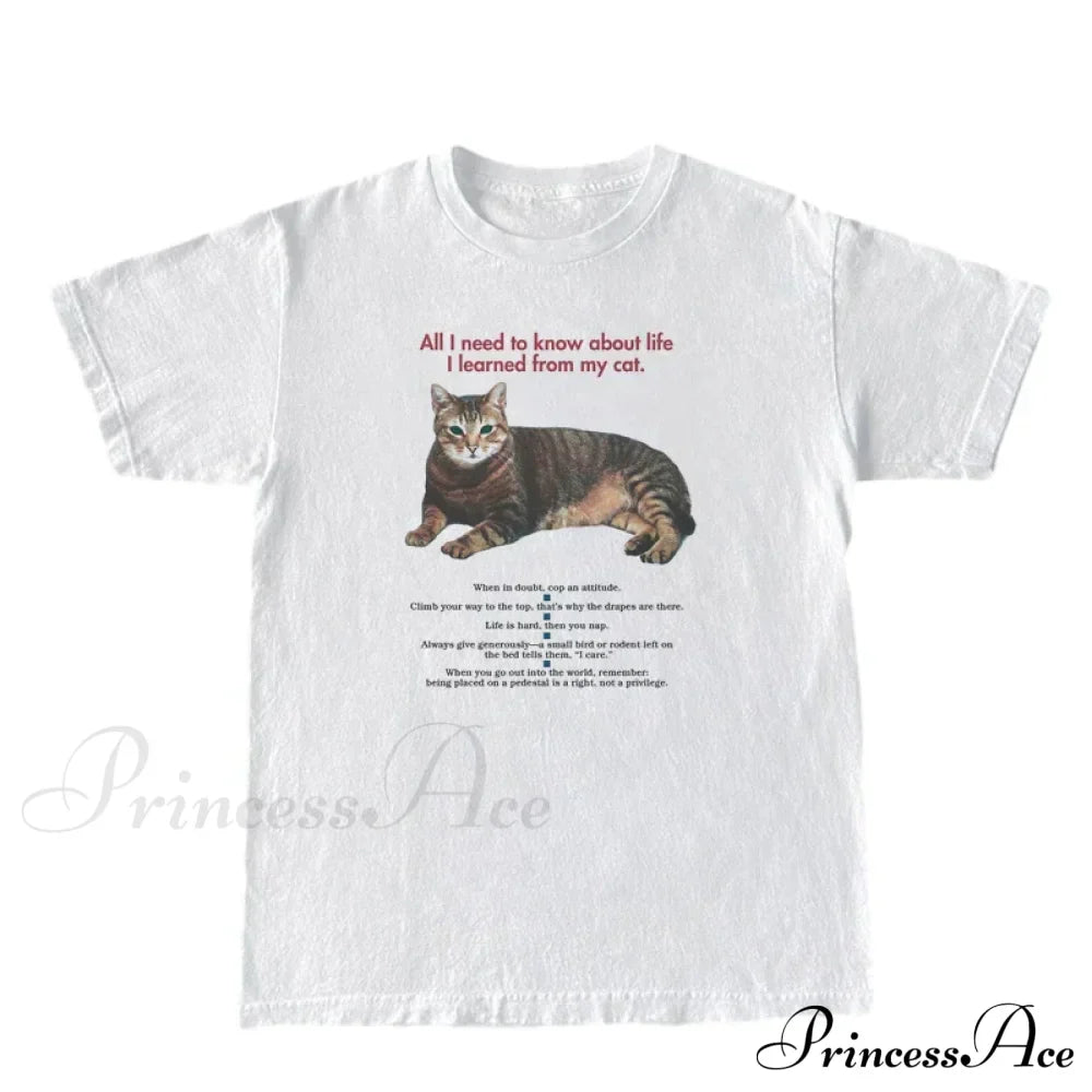 Cat Elegant Quotes GraphicT-Shirt image 3