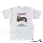 Cat Elegant Quotes GraphicT-Shirt image 3