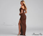 Catalina Twist Front Charming Maxi Formal Dress image 2