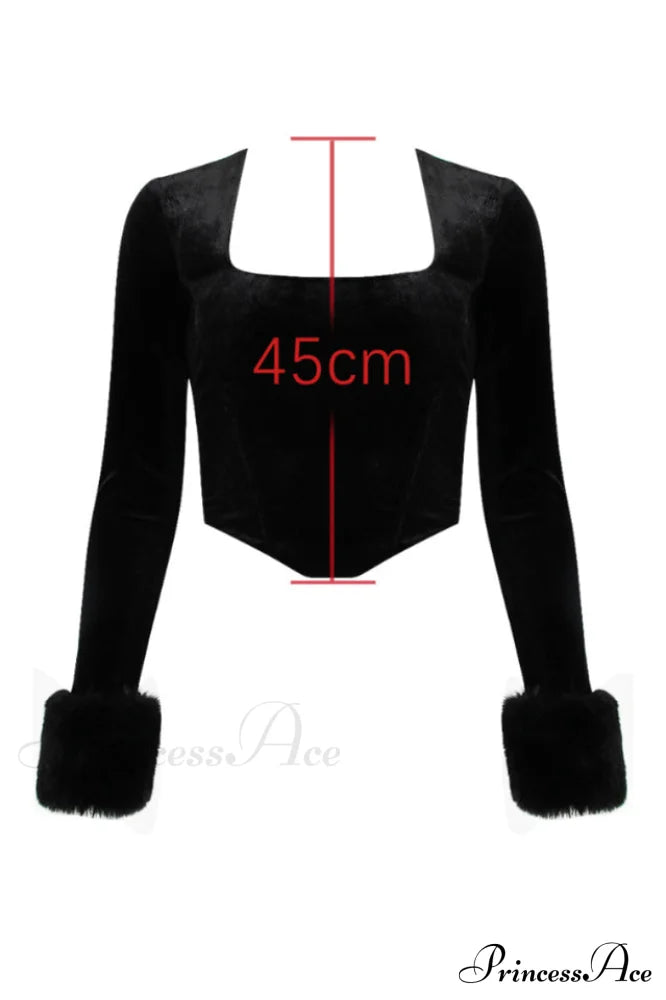 Catriona Black Stylish Velvet Bra image 11
