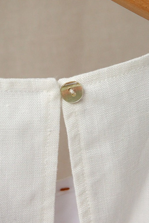 Elegant Tencel Linen Midi Dress image 5