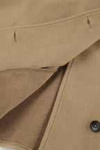 Batwing Sleeve Wool Blend Coat image 16