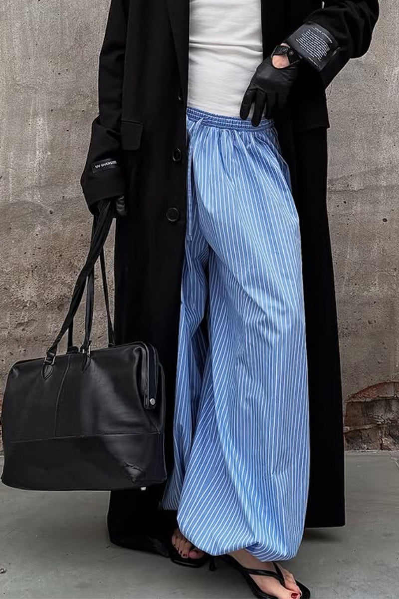 Striped Loose Fit Bloomers pant image 3
