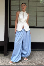 Cotton Lantern Wide Leg Pants image 2