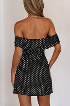 Polka Dot Bandeau Bodycon Mini Dress image 6