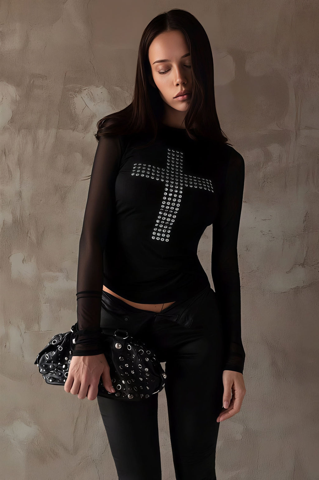 Trendy Print Sexy Slim Crew Neck Blouse image 7