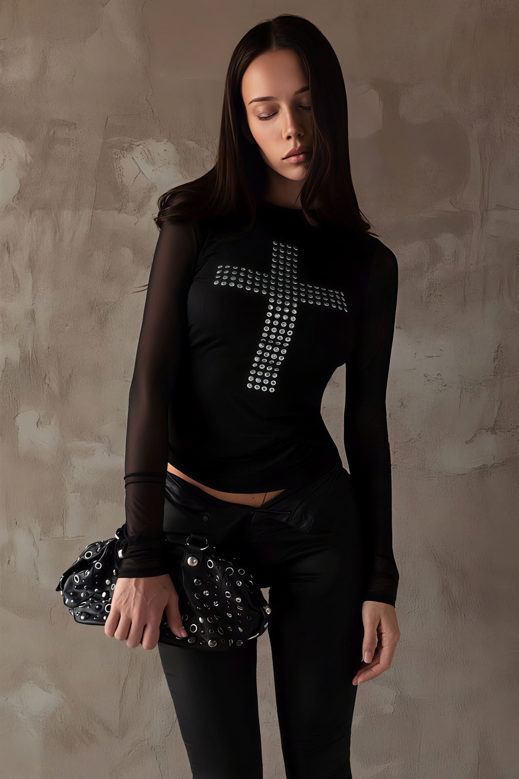 Trendy Print Sexy Slim Crew Neck Blouse image 7