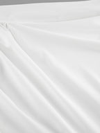 Puff Sleeve Stand Collar White Blouse image 13