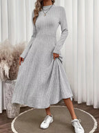 Renee Knit Midi Dress styled for Avrienne
