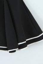Contrast Bustier Lace-up Back Cocktail Dress image 4