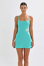 Printed Backless Slim Waist Bodycon Sweater Dress image 6