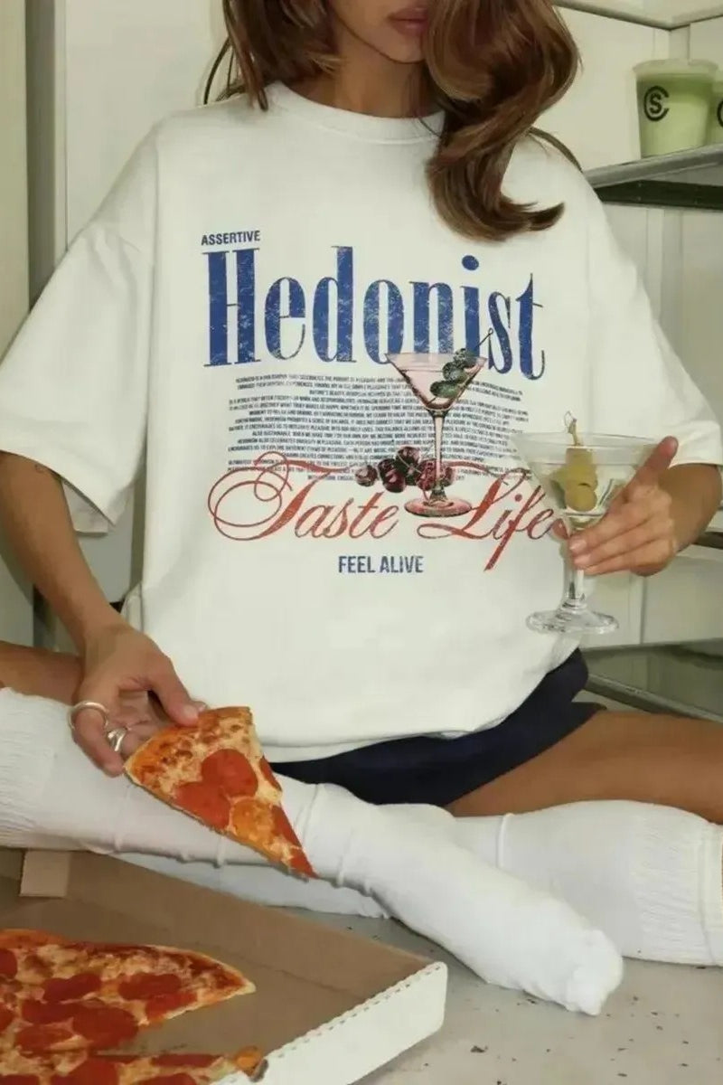 Casual Fashion Print Cotton T-shirt image 3