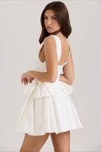 V-Neck Corset Puff Party Dress image 7