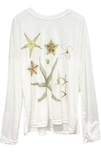 Casual Starfish Sheer Long Sleeve T-shirt image 5