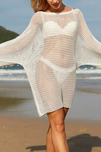Loose Hollow Mini Beach Cover Up image 2