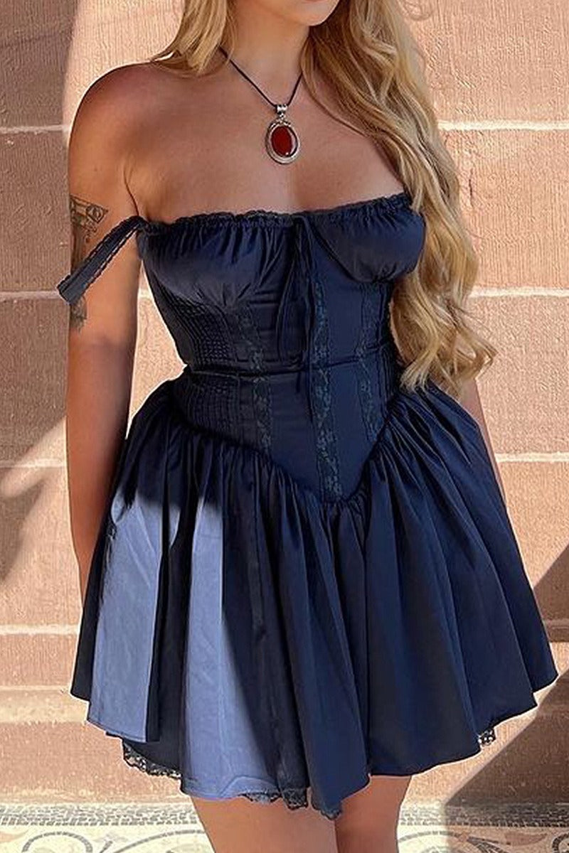 Lace Backless Cami Boho Dress image 5