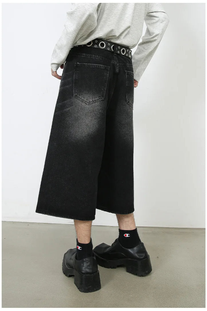 Vintage Y2K Loose Cropped Jeans image 34