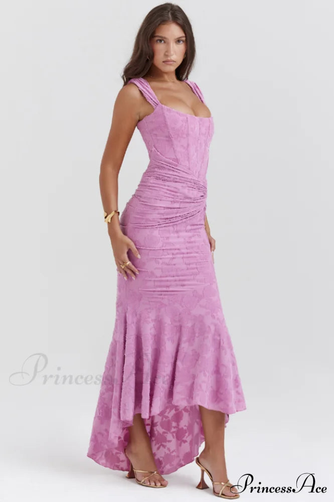 Cesca Rose Pink Charming Floral Maxi Dress image 2