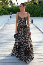 Leopard Print Sexy Slip Dress Party Dress image 1