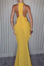 Sexy Sheer Ruched Waist Maxi Dress image 4