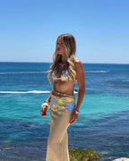 Chain Brazilian Push Up Bikini Set image 2
