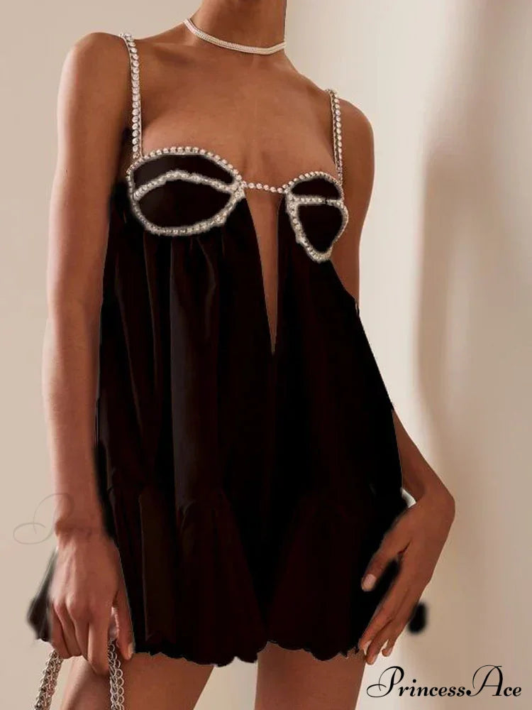Chain Fold Sleeveless Mini Dress image 4