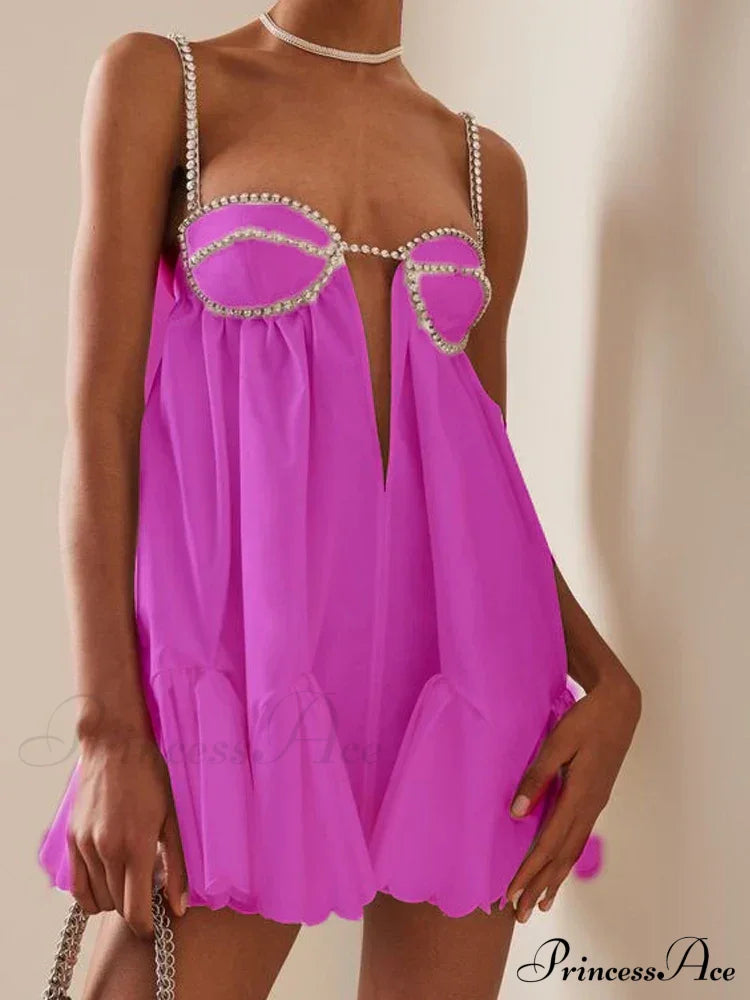 Chain Fold Sleeveless Mini Dress image 6