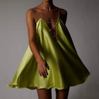 Chain Suspender Hollow Mini Dress image 9