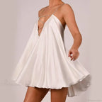 Chain Suspender Hollow Mini Dress image 1