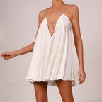 Chain Suspender Hollow Mini Dress image 12