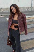 Tweed Elegant Cropped Jacket image 5