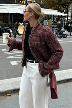 Tweed Elegant Cropped Jacket image 1