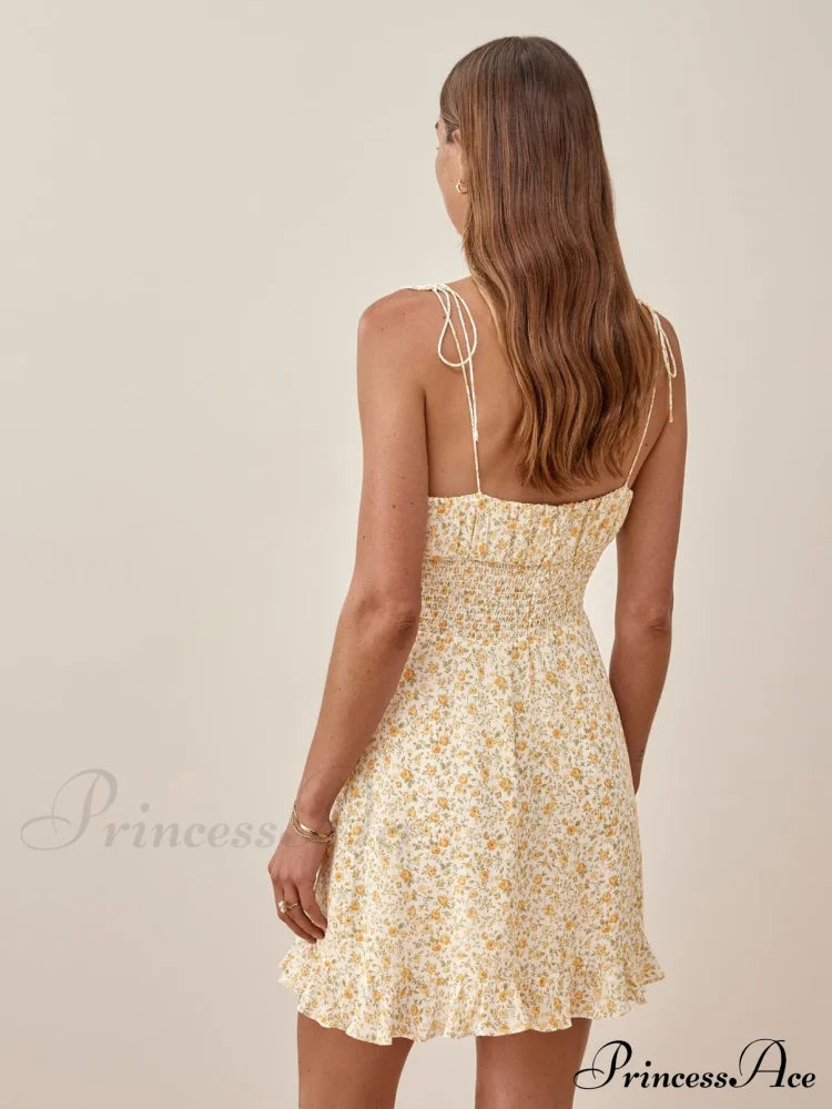 Charming Ditsy Floral Charming Ruffled Mini Dress image 2