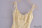 Charming Ditsy Floral Charming Ruffled Mini Dress image 4