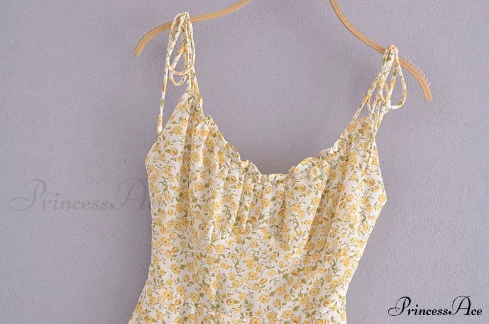 Charming Ditsy Floral Charming Ruffled Mini Dress image 4