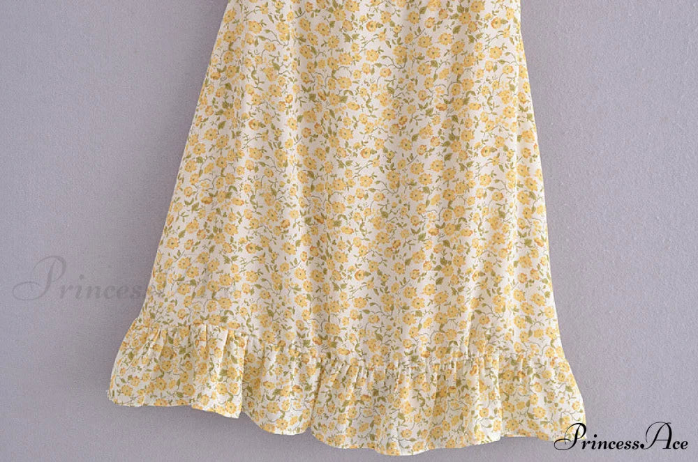 Charming Ditsy Floral Charming Ruffled Mini Dress image 5