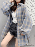 Casual Versatile Plaid Cardigan image 1