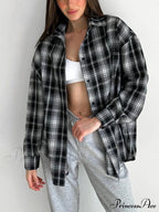 Checkered Charming Oversized Shirt image 2