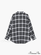 Checkered Charming Oversized Shirt image 4