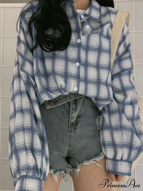Checkered Print Graceful Cardigans image 2