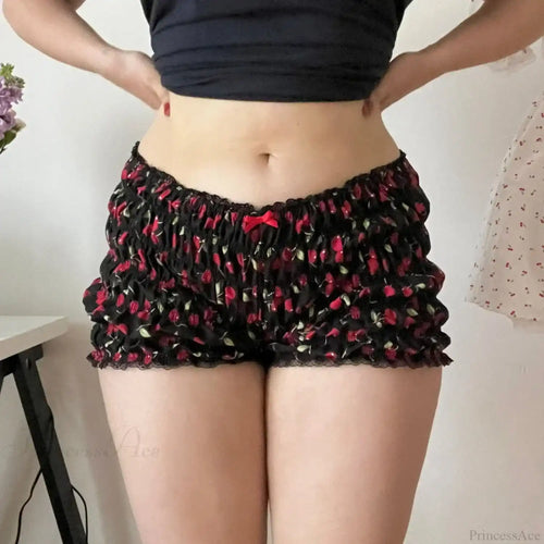Cherry Print Ruffle Bloomer Short image 2