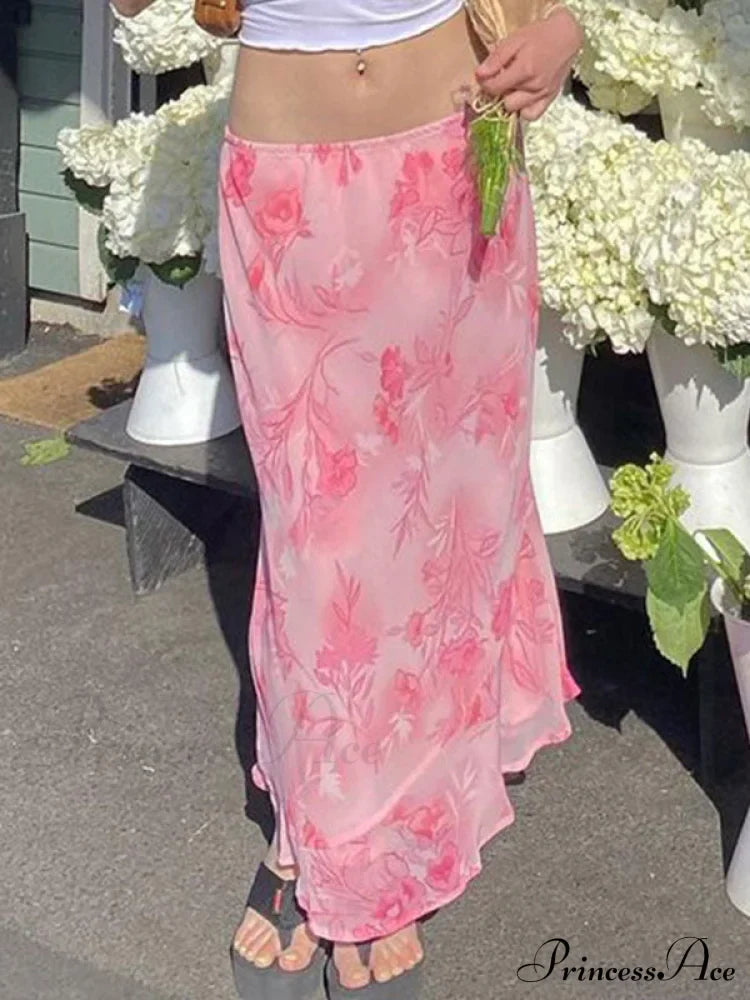 Chevron Charming Floral Skirt image 1