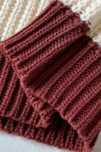 Chic Striped Off Shoulder Lantern Sleeve Knit Sweater image 4