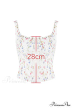 Chicca White Stylish Posy Print Top image 8