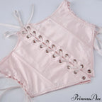 Chiffon Detachable Corset Charming Puff Sleeve Mini Dresses image 23
