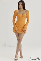 Chiffon Halter Stylish Mini Dress image 6