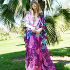 Chiffon Leopard Print Kimono Boho Beach Cover up image 10