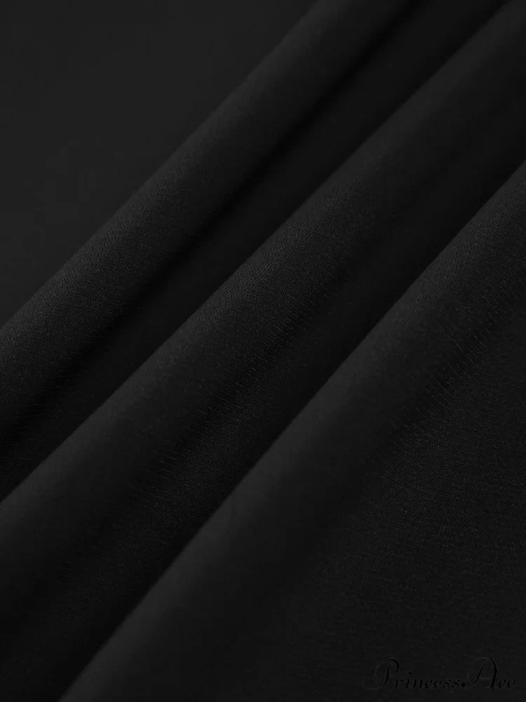 Chiffon Low Cut V-neck Modern Pleated Zip Mini Dress image 5